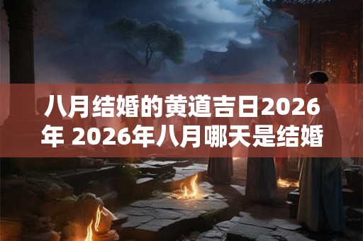 八月结婚的黄道吉日2026年 2026年八月哪天是结婚的黄道吉日