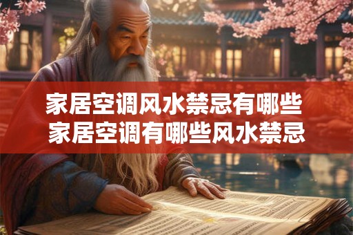 家居空调风水禁忌有哪些 家居空调有哪些风水禁忌