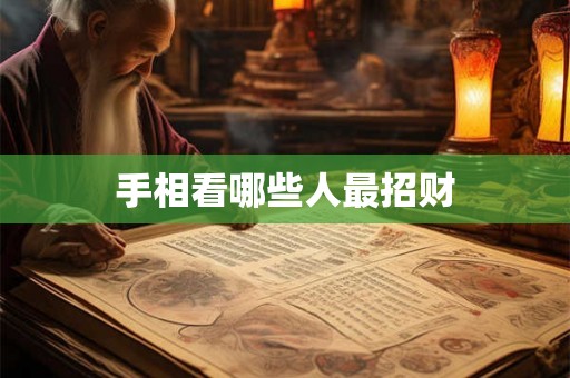 手相看哪些人最招财