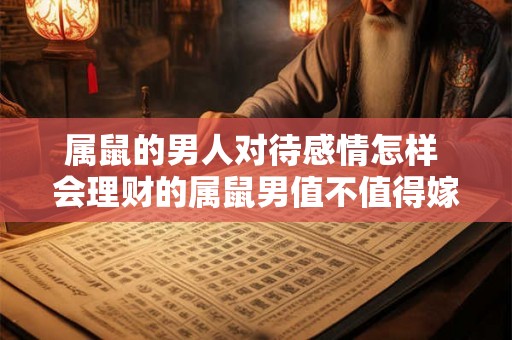 属鼠的男人对待感情怎样 会理财的属鼠男值不值得嫁呢