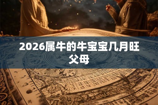 2026属牛的牛宝宝几月旺父母