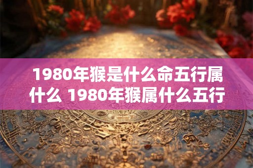 1980年猴是什么命五行属什么 1980年猴属什么五行命