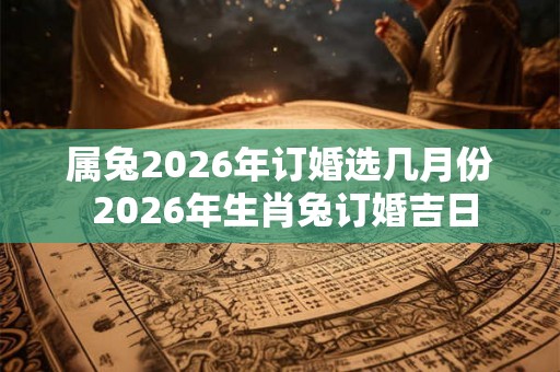 属兔2026年订婚选几月份 2026年生肖兔订婚吉日 属兔2026年订婚选几月份 2026年生肖兔订婚吉日