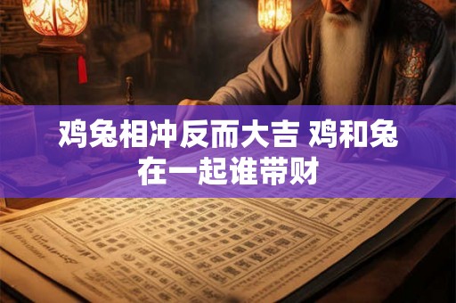鸡兔相冲反而大吉 鸡和兔在一起谁带财