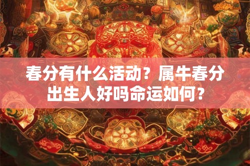 春分有什么活动?属牛春分出生人好吗命运如何? 春分有什么活动?属牛春分出生人好吗命运如何?