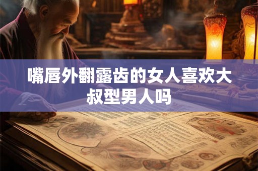 嘴唇外翻露齿的女人喜欢大叔型男人吗