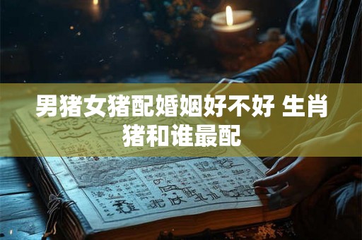 男猪女猪配婚姻好不好 生肖猪和谁最配