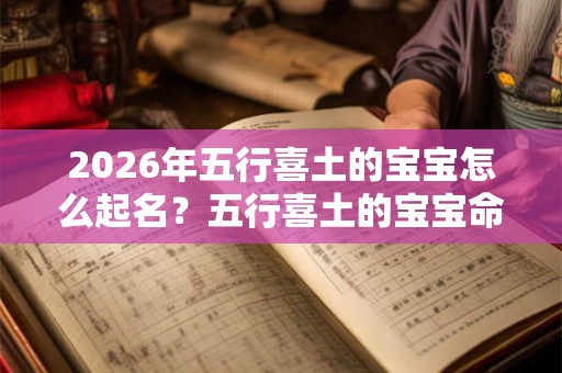 2026年五行喜土的宝宝怎么起名?五行喜土的宝宝命好吗? 2026年五行喜土的宝宝怎么起名?五行喜土的宝宝命好吗?