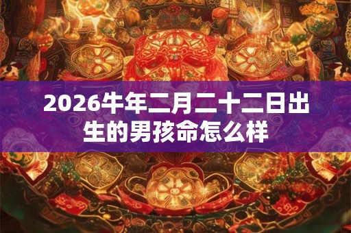 2026牛年二月二十二日出生的男孩命怎么样