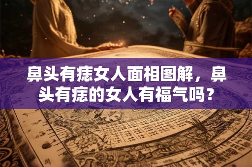 鼻头有痣女人面相图解，鼻头有痣的女人有福气吗？