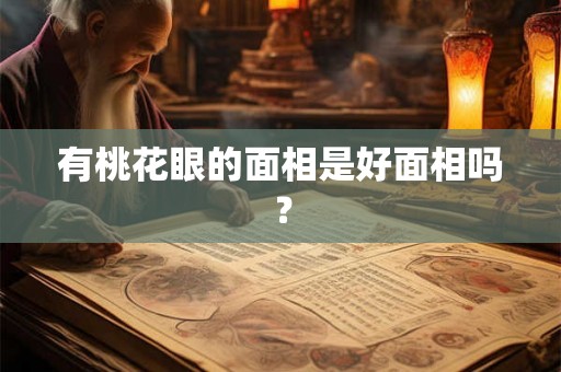 有桃花眼的面相是好面相吗？