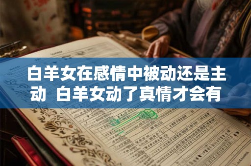 白羊女在感情中被动还是主动  白羊女动了真情才会有的表现