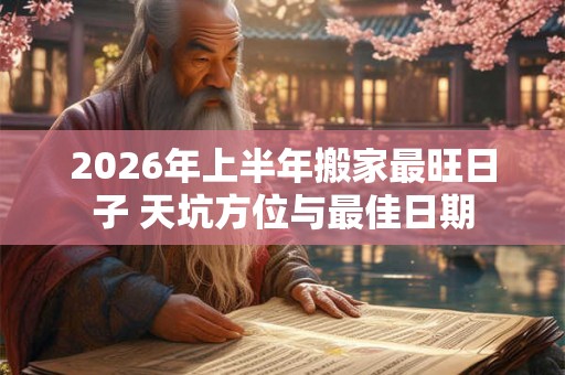 2026年上半年搬家最旺日子 天坑方位与最佳日期