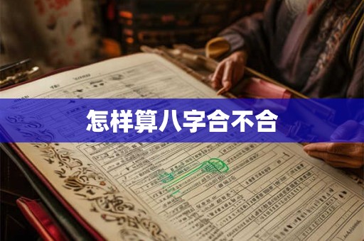 怎样算八字合不合