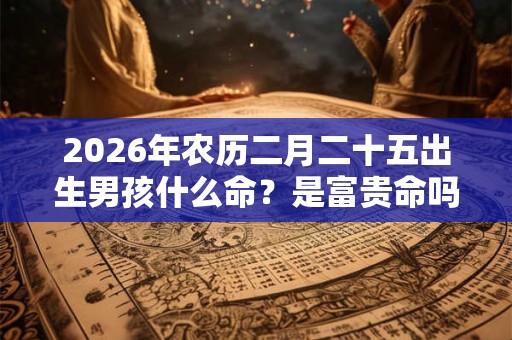 2026年农历二月二十五出生男孩什么命？是富贵命吗？