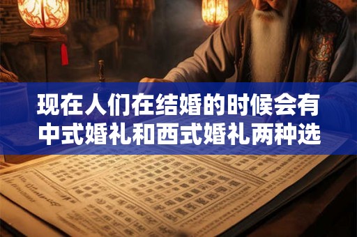 现在人们在结婚的时候会有中式婚礼和西式婚礼两种选择 现在人们在结婚的时候会有中式婚礼和西式婚礼两种选择