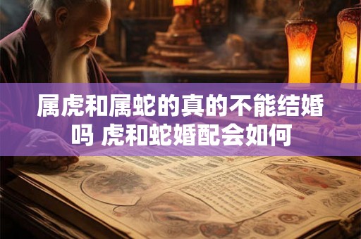 属虎和属蛇的真的不能结婚吗 虎和蛇婚配会如何
