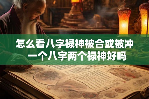 怎么看八字禄神被合或被冲  一个八字两个禄神好吗