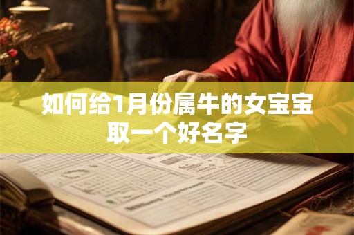 如何给1月份属牛的女宝宝取一个好名字