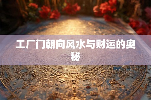 工厂门朝向风水与财运的奥秘