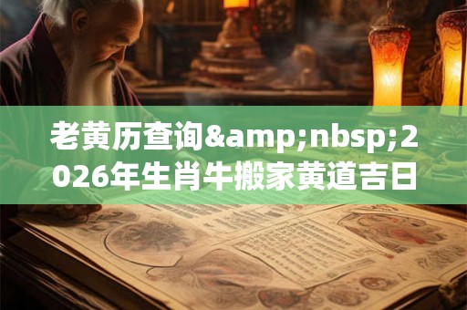 老黄历查询&nbsp;2026年生肖牛搬家黄道吉日