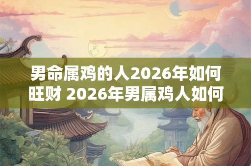 男命属鸡的人2026年如何旺财 2026年男属鸡人如何财运亨通