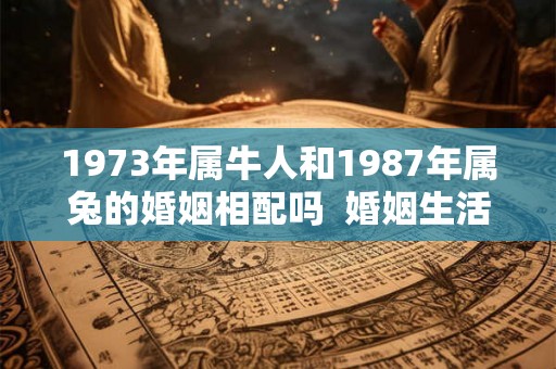 1973年属牛人和1987年属兔的婚姻相配吗  婚姻生活幸福吗