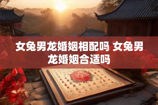 女兔男龙婚姻相配吗 女兔男龙婚姻合适吗