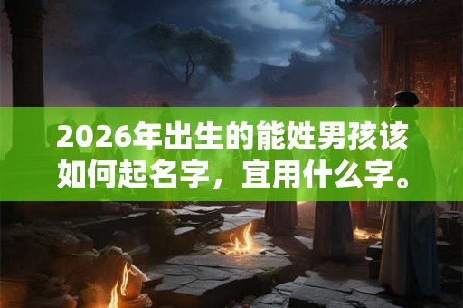2026年出生的能姓男孩该如何起名字,宜用什么字。 2026年出生的能姓男孩该如何起名字,宜用什么字。