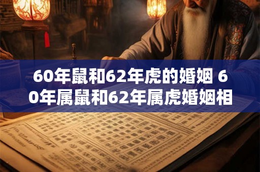 60年鼠和62年虎的婚姻 60年属鼠和62年属虎婚姻相配吗