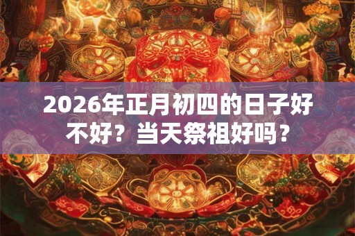 2026年正月初四的日子好不好?当天祭祖好吗? 2026年正月初四的日子好不好?当天祭祖好吗?