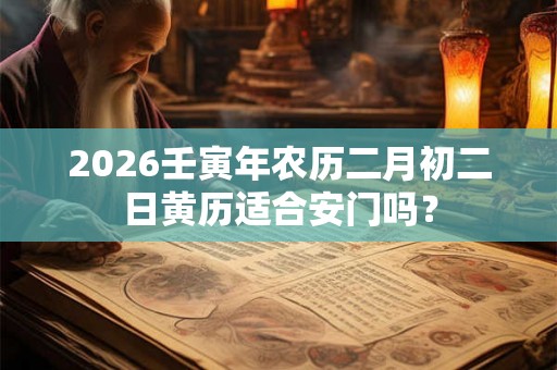 2026壬寅年农历二月初二日黄历适合安门吗？