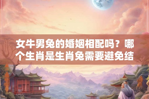 女牛男兔的婚姻相配吗？哪个生肖是生肖兔需要避免结婚对象？