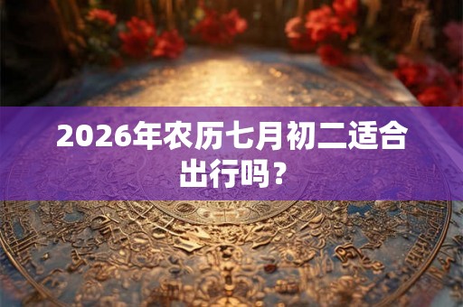 2026年农历七月初二适合出行吗？