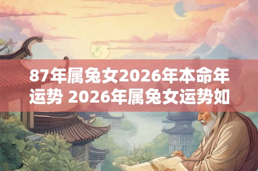 87年属兔女2026年本命年运势 2026年属兔女运势如何 87年属兔女2026年本命年运势 2026年属兔女运势如何