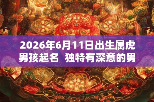 2026年6月11日出生属虎男孩起名  独特有深意的男孩名字