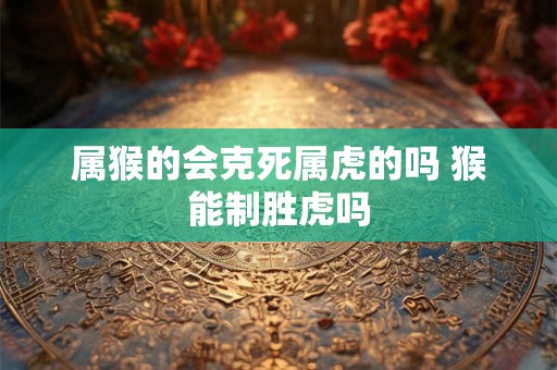 属猴的会克死属虎的吗 猴能制胜虎吗 属猴的会克死属虎的吗 猴能制胜虎吗