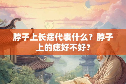脖子上长痣代表什么?脖子上的痣好不好? 脖子上长痣代表什么?脖子上的痣好不好?