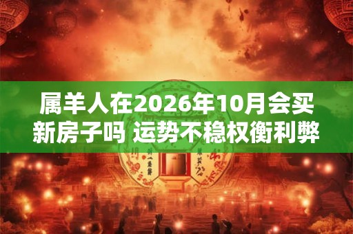 属羊人在2026年10月会买新房子吗 运势不稳权衡利弊