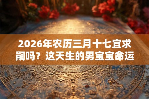 2026年农历三月十七宜求嗣吗？这天生的男宝宝命运详解