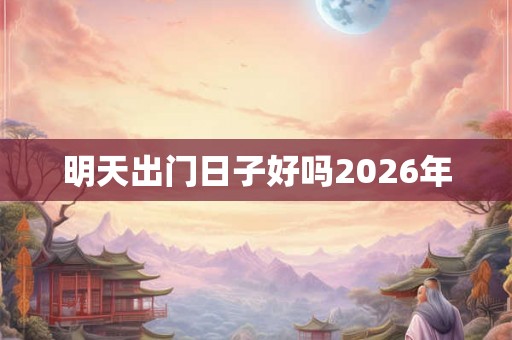 明天出门日子好吗2026年