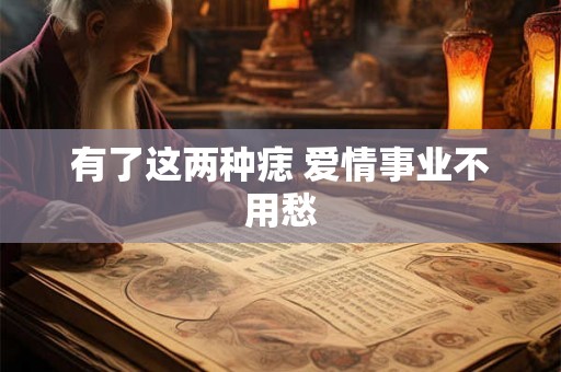 有了这两种痣 爱情事业不用愁