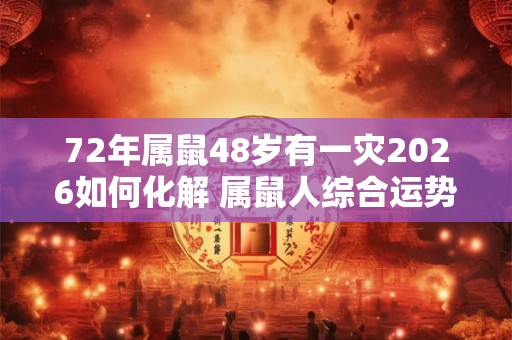 72年属鼠48岁有一灾2026如何化解 属鼠人综合运势