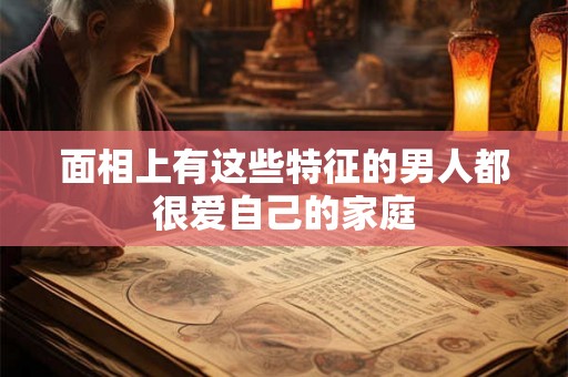 面相上有这些特征的男人都很爱自己的家庭