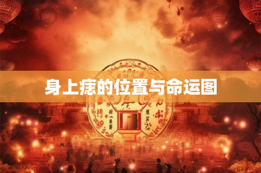 身上痣的位置与命运图