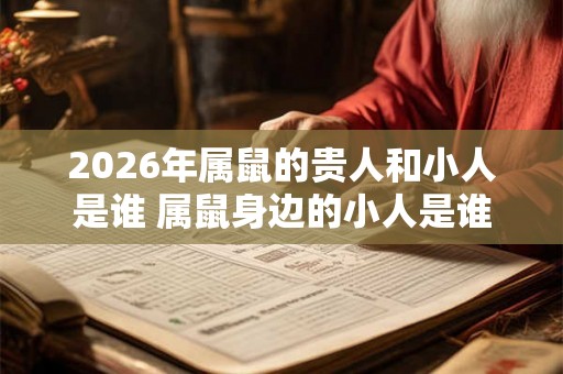 2026年属鼠的贵人和小人是谁 属鼠身边的小人是谁 2026年属鼠的贵人和小人是谁 属鼠身边的小人是谁