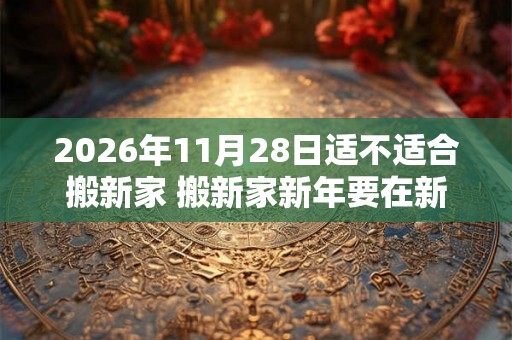2026年11月28日适不适合搬新家 搬新家新年要在新家过吗