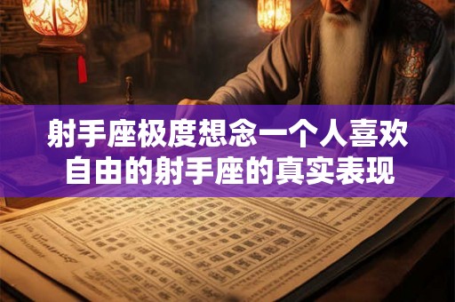 射手座极度想念一个人喜欢自由的射手座的真实表现