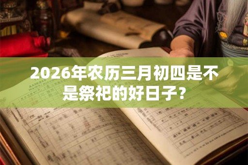 2026年农历三月初四是不是祭祀的好日子？