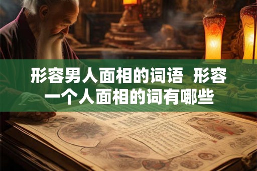 形容男人面相的词语 形容一个人面相的词有哪些 形容男人面相的词语 形容一个人面相的词有哪些